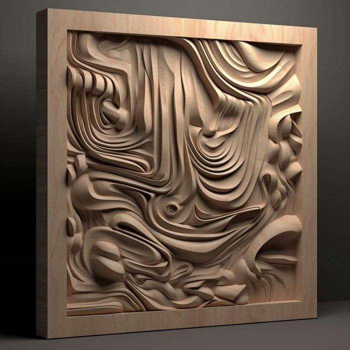 نموذج ثلاثي الأبعاد لآلة CNC 3D Art 